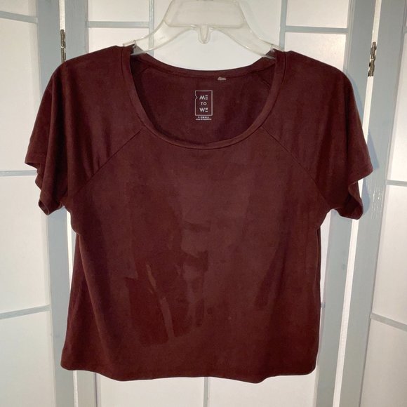 Me To We Faux Suede Crop Top - Picture 3 of 4